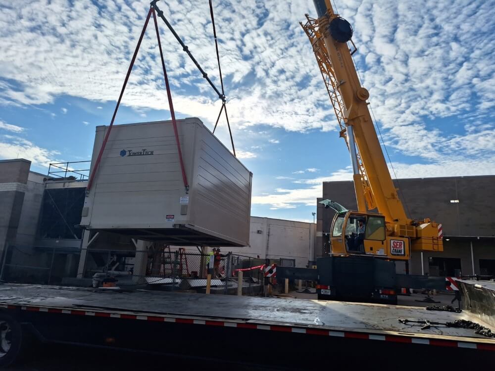 crane lifting container